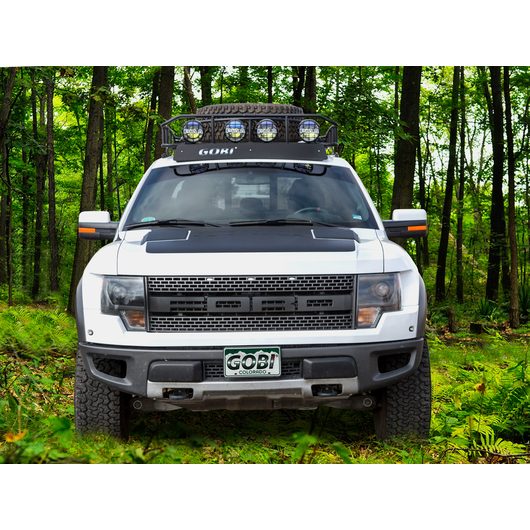 FORD F150 RAPTOR· RANGER WITH TIRE RACK· WITH SUNROOF Gobi Racks