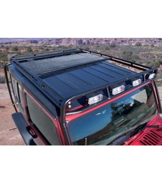 Jeep Roof Rack & Barricade Roof Rack Textured Black (0718 Wrangler