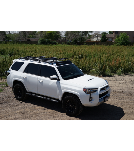 TOYOTA 4RUNNER 5th GEN STEALTH RACK · Lightbar Setup · NO SUNROOF