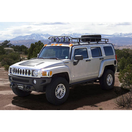 HUMMER H3· RANGER WITH TIRE RACK · 4 Independent LED Lights· WITH