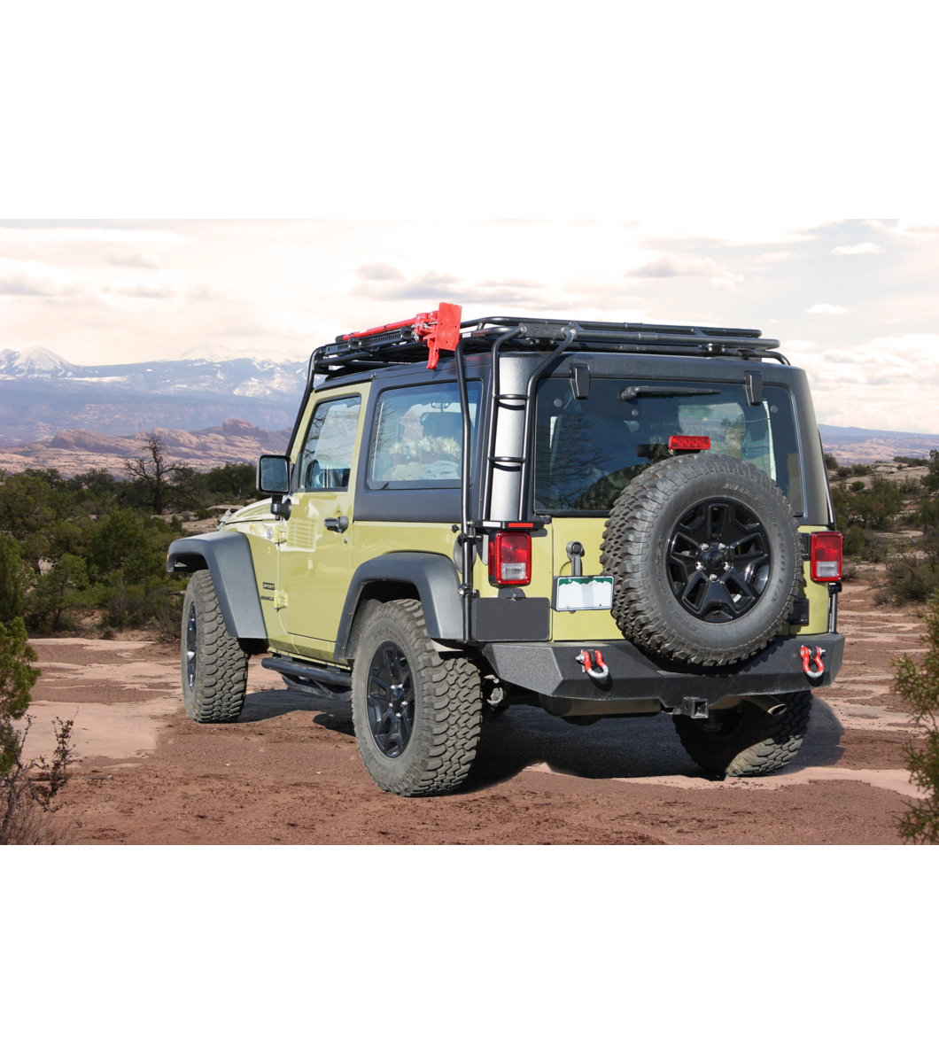 JEEP JK 2DOOR · STEALTH RACK· MultiLight Setup Gobi Racks