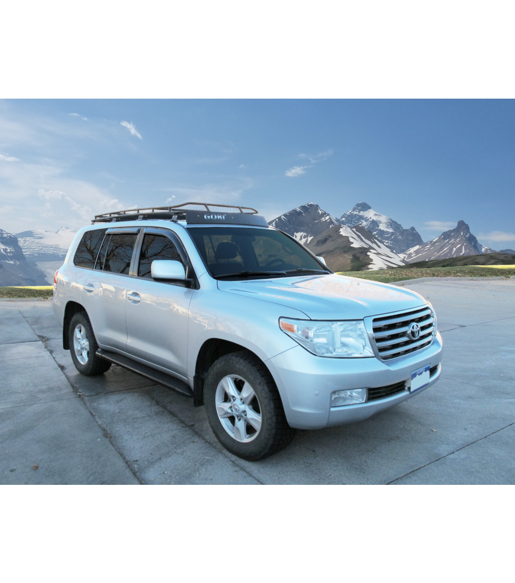 TOYOTA LAND CRUISER 200· STEALTH RACK· 4 Independent LED Lights· WITH SUNROOF Gobi Racks
