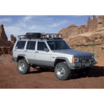 GOBI Jeep Cherokee XJ Ranger Tire Carrier Rack Multi-Light Setup