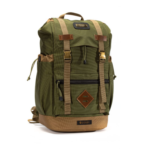 GOBI Get-away Backpack Green and Gold