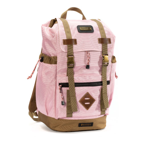 GOBI Get-away Backpack Peony Pink Tan